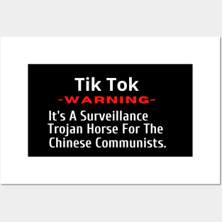 Tik Tok - A Trojan Horse for Communist China Posters and Art